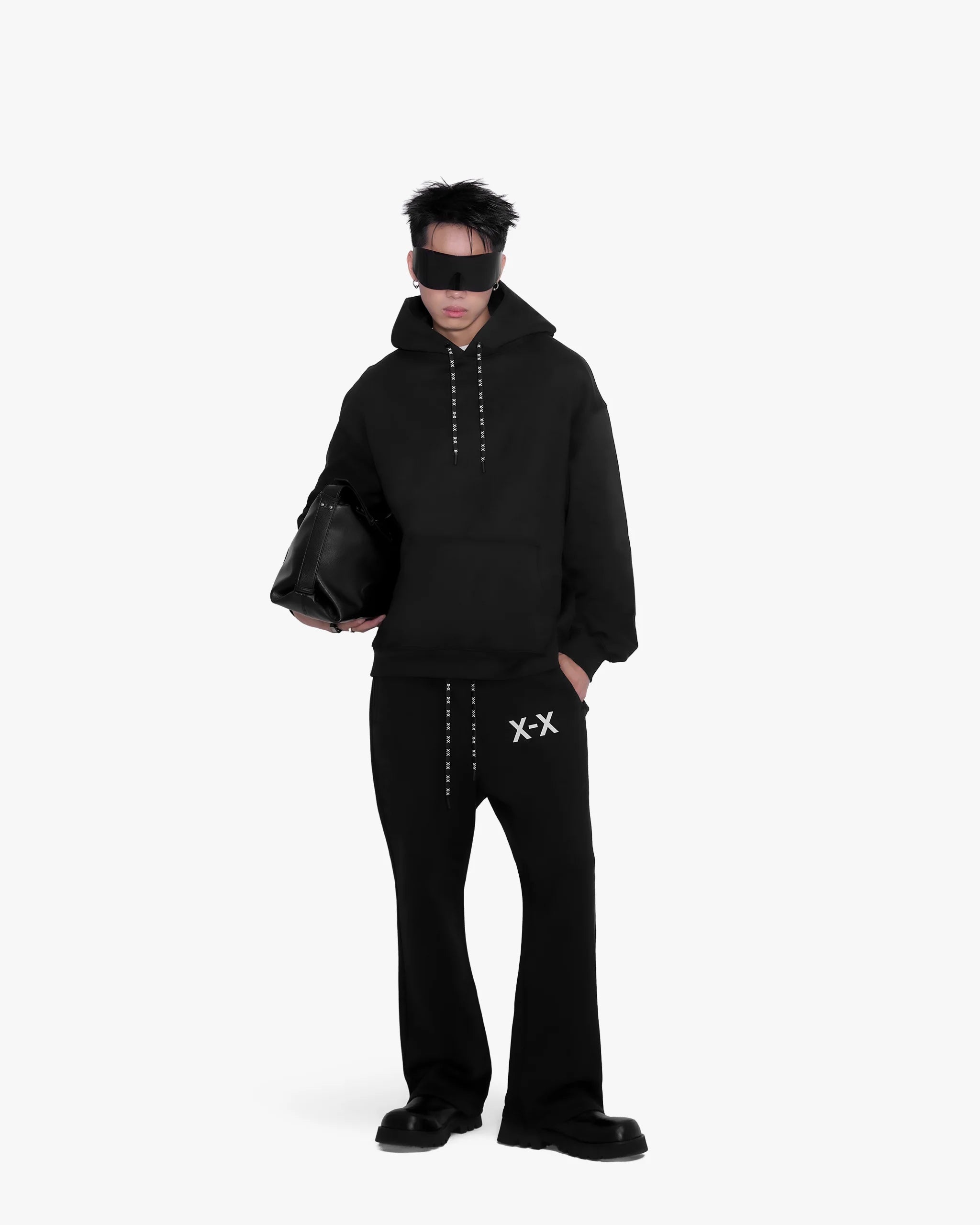 "Design By Art" SUÉDÉ APPLIQUÉ HOODIE