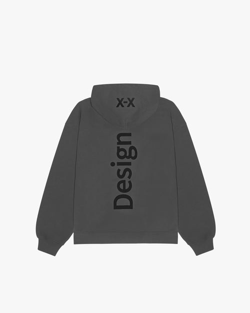 "Design By Art" SUÉDÉ APPLIQUÉ HOODIE