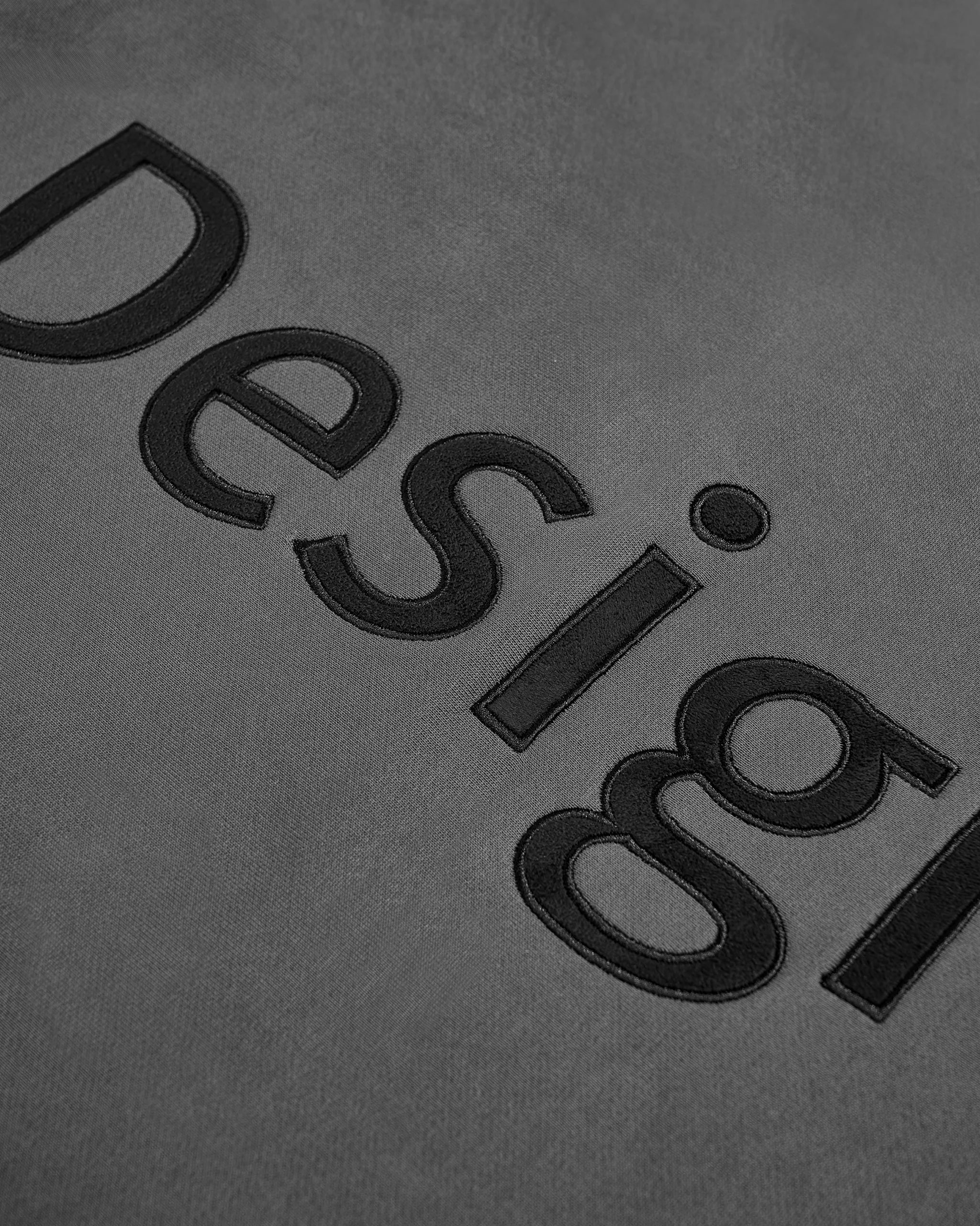 "Design By Art" SUÉDÉ APPLIQUÉ HOODIE